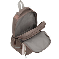Рюкзак BRAUBERG STYLE, 2 отделения, 4 кармана, &laquo;Клетка&raquo;, коричневый, 40&times;26&times;15 см, 274412