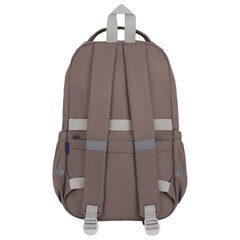 Рюкзак BRAUBERG STYLE, 2 отделения, 4 кармана, &laquo;Клетка&raquo;, коричневый, 40&times;26&times;15 см, 274412