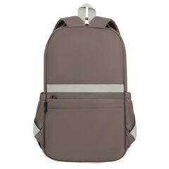 Рюкзак BRAUBERG STYLE, 2 отделения, 4 кармана, &laquo;Клетка&raquo;, коричневый, 40&times;26&times;15 см, 274412