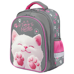 Ранец BRAUBERG KIDS STANDARD, 2 отделения, &laquo;Кот-мурлыка&raquo;, 36&times;28&times;14 см, 274427
