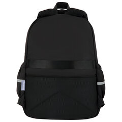 Рюкзак SNOOBAG (СНУБЭГ) PROACTIVE с кошельком, 2 отделения, &laquo;Позитив&raquo;, черно-белый, 40&times;29&times;17 см, 274447
