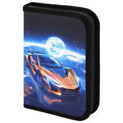 Пенал BRAUBERG, 1 отделение, полиэстер, 21&times;14 см, &laquo;Galactic car&raquo;, 274598