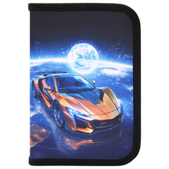 Пенал BRAUBERG, 1 отделение, полиэстер, 21&times;14 см, &laquo;Galactic car&raquo;, 274598