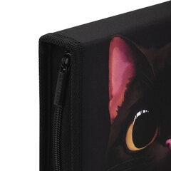 Пенал BRAUBERG с наполнением, 1 отделение, 1 откидная планка, 24 предмета, 21&times;14 см, &laquo;Big black cat&raquo;, 274617