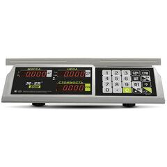 Весы торговые MERTECH M-ER 326-32.5 LED (0,1-32 кг), дискретность 5 г, платформа 325&times;230 мм, без стойки