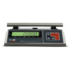 Весы фасовочные MERTECH M-ER 326AFU-3.01, LCD (0,01-3 кг), дискретность 1 г, платформа 255&times;205 мм