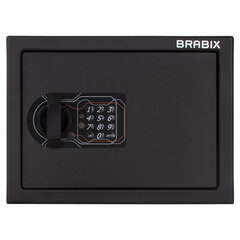 Сейф мебельный BRABIX &laquo;SF-230EL&raquo;, 230&times;310&times;250 мм, электронный замок, черный, 291147