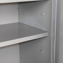 Шкаф металлический для документов BRABIX &laquo;KBS-023Т&raquo;, 1253&times;420&times;350 мм, 27,5 кг, 2 отделения, сварной, 291155