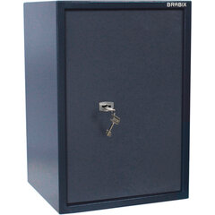 Сейф BRABIX &laquo;КМ-620Т&raquo;, 620&times;430&times;375 мм, 35 кг, ключевой замок + полка, трейзер, крепление к стене, 291167