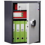 Шкаф металлический для документов AIKO "SL-65ТEL" ГРАФИТ, 630х460х340 мм, 17 кг