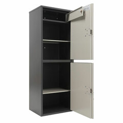 Шкаф металлический для документов AIKO &laquo;SL-125/<wbr/>2Т&raquo; ГРАФИТ, 1252&times;460&times;340 мм, 31 кг, сварной