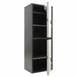 Шкаф металлический для документов AIKO "SL-125/2Т" ГРАФИТ, 1252х460х340 мм, 31 кг, сварной
