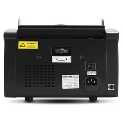 Счетчик банкнот MERTECH C-3000 BLACK, 1000 банкнот/<wbr/>мин, ИК, УФ детекция, фасовка, чёрный, 5515