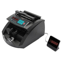 Счетчик банкнот MERTECH C-3000 BLACK, 1000 банкнот/<wbr/>мин, ИК, УФ детекция, фасовка, чёрный, 5515