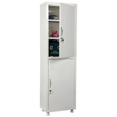 Шкаф медицинский 1-створчатый HILFE &laquo;МД 1 1650/<wbr/>SS&raquo; 1755&times;500&times;320 мм, белый