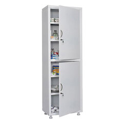 Шкаф медицинский 1-створчатый HILFE &laquo;МД 1 1760/<wbr/>SS&raquo; 1850&times;600&times;400 мм, белый