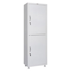 Шкаф медицинский 1-створчатый HILFE &laquo;МД 1 1760/<wbr/>SS&raquo; 1850&times;600&times;400 мм, белый