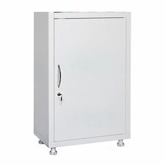 Шкаф медицинский 1-створчатый HILFE &laquo;МД 1 1760/<wbr/>SG&raquo; 1850&times;600&times;400 мм, стекло, белый