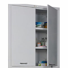 Шкаф медицинский 2-створчатый HILFE &laquo;МД 2 1780/<wbr/>SS&raquo; 1850&times;800&times;400 мм, белый