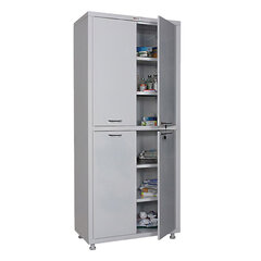 Шкаф медицинский 2-створчатый HILFE &laquo;МД 2 1780/<wbr/>SS&raquo; 1850&times;800&times;400 мм, белый