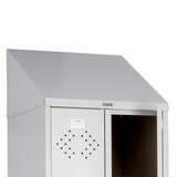 Крыша наклонная к шкафу металлическому для одежды BRABIX LK 21-80/ПРАКТИК LS 21-80