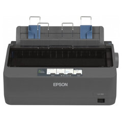Принтер матричный EPSON LX-350 (9 игольный), А4, 347 знаков/<wbr/>сек, 4 млн/<wbr/>символов, USB, LPT, COM