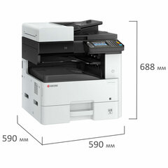 МФУ лазерное KYOCERA M4125idn &laquo;3 в 1&raquo;, А3, 25 стр./<wbr/>мин., 100 000 стр./<wbr/>мес., ДУПЛЕКС, АПД, сетевая карта