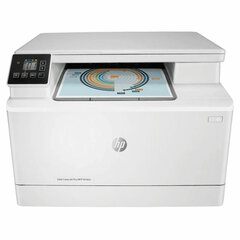 МФУ лазерное ЦВЕТНОЕ HP Color LaserJet M182n &laquo;3 в 1&raquo;, А4, 16 стр./<wbr/>мин., 30000 стр./<wbr/>месяц, сетевая карта