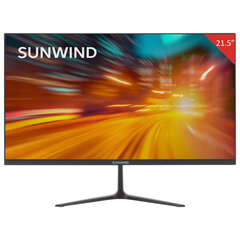 Монитор SUNWIND SM-22FV222 21.5" (55.4 см)/<wbr/>1920&times;1080/<wbr/>16:9/<wbr/>VA/<wbr/>5ms/<wbr/>250cd/<wbr/>HDMI/<wbr/>VGA/<wbr/>черный