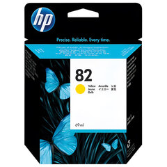 Картридж струйный для плоттера HP (C4913A) Designjet 510/<wbr/>CC800PS/ 815/<wbr/>820 и др., №82, желтый, 69 мл, оригинальный