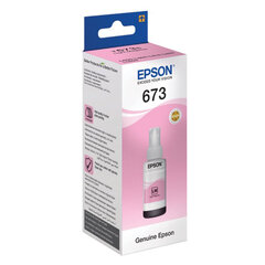 Чернила EPSON 673 (T6736) для СНПЧ Epson L800/<wbr/>L805/<wbr/>L810/<wbr/>L850/<wbr/>L1800, светло-пурпурные, ОРИГИНАЛЬНЫЕ