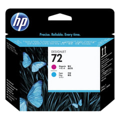 Головка печатающая для плоттера HP (C9383A) Designjet T610/<wbr/>795/<wbr/>1100 и др,. №72, пурпурная и голубая, оригинальная