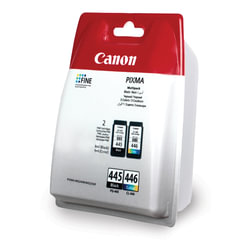 Картридж струйный CANON (PG-445/<wbr/>CL-446) PIXMA MG2440/<wbr/>MG2540, оригинальный КОМПЛЕКТ 2 цвета, 180 страниц