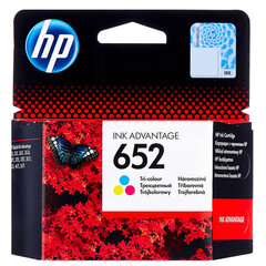 Картридж струйный HP (F6V24AE) DeskJet 2135/<wbr/>3635/<wbr/>3835/<wbr/>4535/<wbr/>4675/<wbr/>1115, №652, цветной, оригинальный ресурс 200 стр.
