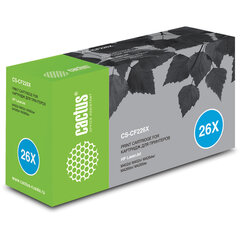 Картридж лазерный CACTUS (CS-CF226X) для HP LaserJet M402d/<wbr/>n/dn/<wbr/>dw/ 426dw/<wbr/>fdw/<wbr/>fdn, ресурс 9000 стр.
