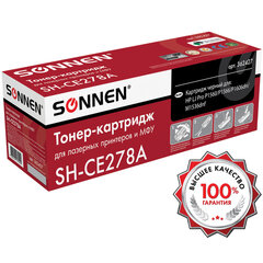 Картридж лазерный SONNEN (SH-CE278A) для HP LaserJet P1566/<wbr/>P1606DN, ВЫСШЕЕ КАЧЕСТВО, ресурс 2100 стр., 362427