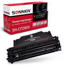 Картридж лазерный SONNEN (SH-CF280X) для HP LaserJet Pro M401/<wbr/>M425, ВЫСШЕЕ КАЧЕСТВО, ресурс 6500 стр., 362438