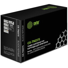 Картридж лазерный CACTUS (CS-TN2375) для BROTHER HL-L2300DR/<wbr/>2340DWR/<wbr/>DCP-L2500, ресурс 2600 стр.