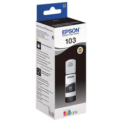 Чернила EPSON 103 (C13T00S14A) для СНПЧ EPSON L3100/<wbr/>L3101/<wbr/>L3110/<wbr/>L3150/<wbr/>L3151/<wbr/>L1110, черные, ОРИГИНАЛЬНЫЕ