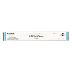 Тонер CANON (C-EXV49C) для Canon IR C3320/<wbr/>C3320i/<wbr/>C3325i/<wbr/>C3330i/<wbr/>C3500, голубой, ресурс 19000 страниц, оригинальный