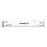 Тонер CANON (C-EXV49C) для Canon IR C3320/C3320i/C3325i/C3330i/C3500, голубой, ресурс 19000 страниц, оригинальный