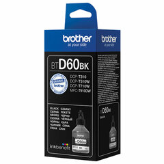 Чернила BROTHER (BTD60BK) для СНПЧ DCP-T310/<wbr/>T510W/<wbr/>T710W, черные, оригинальные, ресурс 6500 страниц