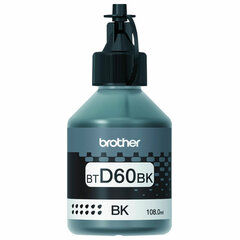 Чернила BROTHER (BTD60BK) для СНПЧ DCP-T310/<wbr/>T510W/<wbr/>T710W, черные, оригинальные, ресурс 6500 страниц