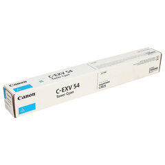 Тонер CANON (C-EXV54C) C3025i, голубой, оригинальный, ресурс 8500 страниц