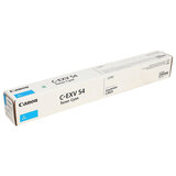 Тонер CANON (C-EXV54C) C3025i, голубой, оригинальный, ресурс 8500 страниц