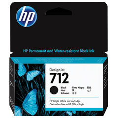 Картридж струйный для плоттера HP (3ED70A) DesignJet T230/<wbr/>T250/<wbr/>T630/<wbr/>T650, №712, черный, оригинальный