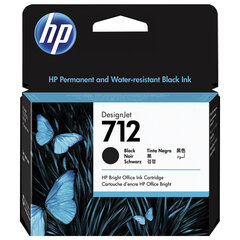 Картридж струйный для плоттера HP (3ED71A) DesignJet T230/<wbr/>T250/<wbr/>T630/<wbr/>T650, №712, черный, увеличенный ресурс, оригинальный