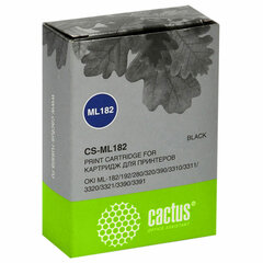 Картридж матричный CACTUS (CS-ML182) для Oki ML-182/<wbr/>192/<wbr/>280/<wbr/>320/<wbr/>390, черный