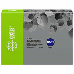 Картридж струйный CACTUS (CS-EPT9661) для Epson WorkForce Pro WF-M5299DW/<wbr/>M5799D, черный
