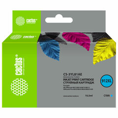 Картридж струйный CACTUS (CS-3YL81AE) для HP OfficeJet 8012/<wbr/>8014/<wbr/>8015/<wbr/>8017, голубой